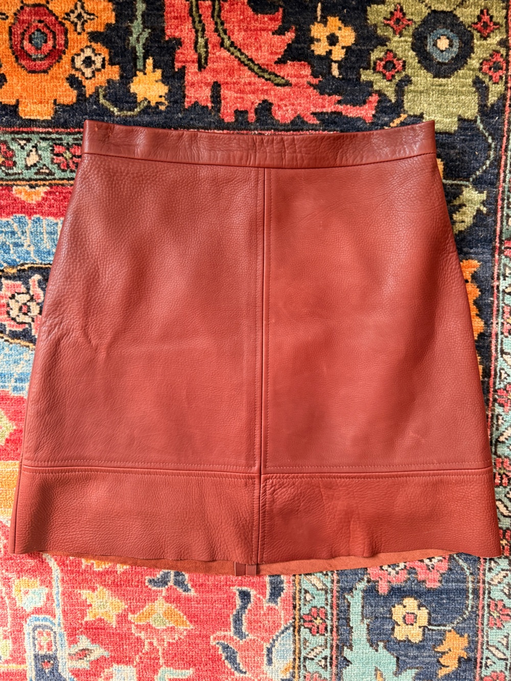 ALC Leather Mini Skirt
